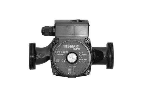 Насос циркуляционный Smart Install CPS 32-60 180мм 100Вт 1x230В 50Гц с гайками в Красноярске