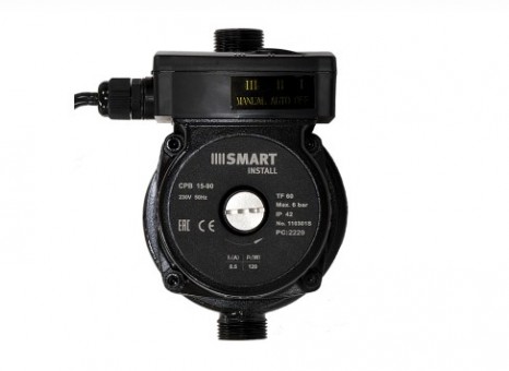 Насос повысительный Smart Install CPB 15-90 160мм 120Вт 1x230В 50Гц с гайками