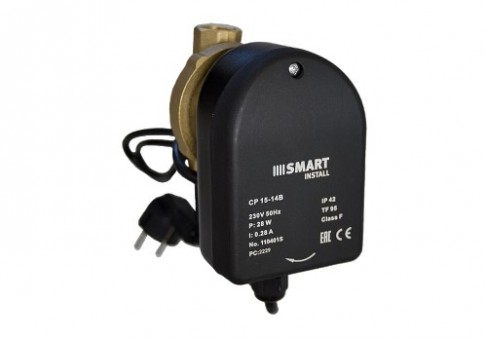 Насос циркуляционный для ГВС Smart Install CP 15-14B 85мм 28Вт 1x230В 50Гц