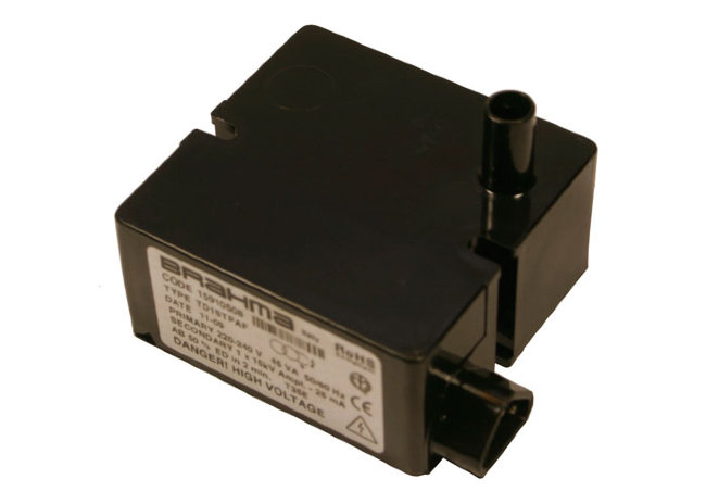 Трансф. поджига газ BRAHMA TD1STPAF 15910508 Prim. 220В/45ВA/50Гц, Sec. 1x15кВ/25мА (WSG 4-10) арт. 5020046 (3-18-0590) в Красноярске