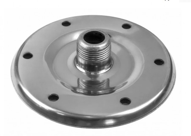 Контрафланец со штуцером Wester 1" D 140 нержавеющий