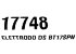 Электрод поджига правый (BT 17, 35 SPN) арт. 17748 (3-19-8712) в Красноярске