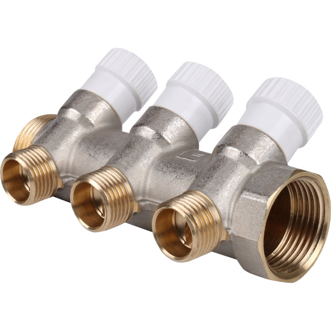 Коллектор распределительный STOUT 1", 3 отвода 1/2" (SMB 6851 011203) в Красноярске