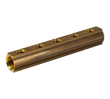 Коллектор 5 выходов LUXOR CD 457/5 1'' x1/2 15022105 (68550705) в Красноярске Коллектор 5 выходов LUXOR CD 457/5 1'' x1/2 15022105 (68550705) в Красноярске