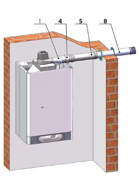 Дымоудаление THERM 1x ø 80 в Красноярске Дымоудаление THERM 1x ø 80 в Красноярске