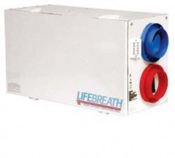 Приточно-вытяжная установка для вентиляции с рекуператором тепла Lifebreath MAX195ECM в Красноярске