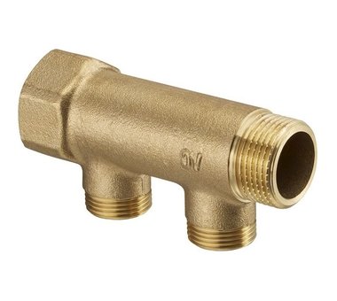 Коллектор 2 отвода распределительный OVENTROP 3/4" (1400652) в Красноярске Коллектор 2 отвода распределительный OVENTROP 3/4" (1400652) в Красноярске